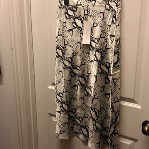 Azalea snakeskin skirt